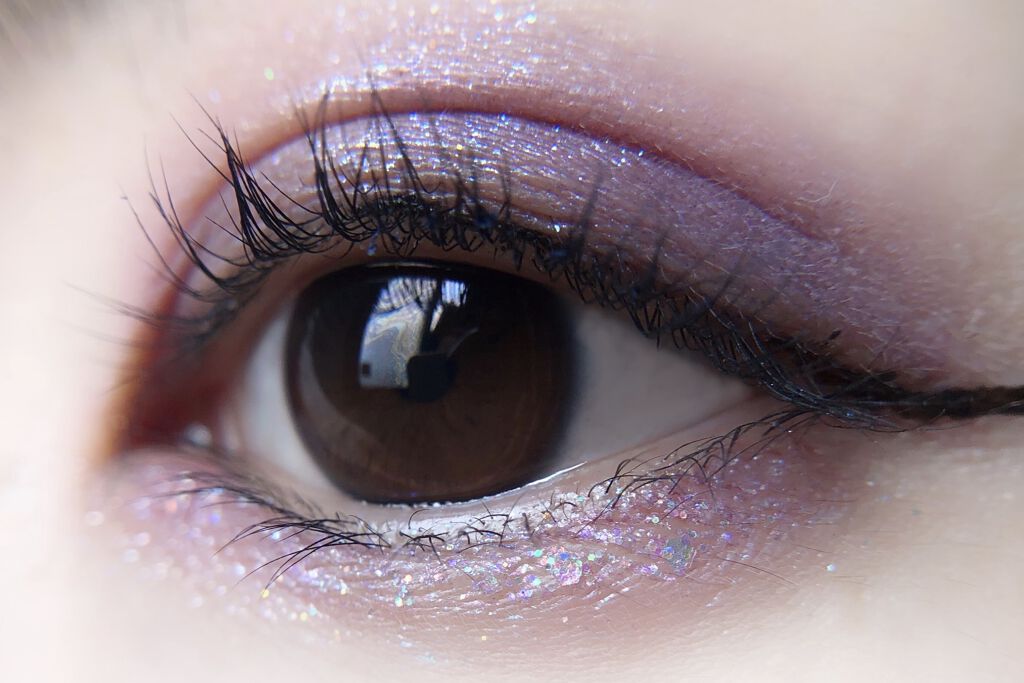 ダイヤモンドシリーズ 星空リキッドアイシャドウ/ZEESEA/リキッドアイシャドウを使ったクチコミ（2枚目）