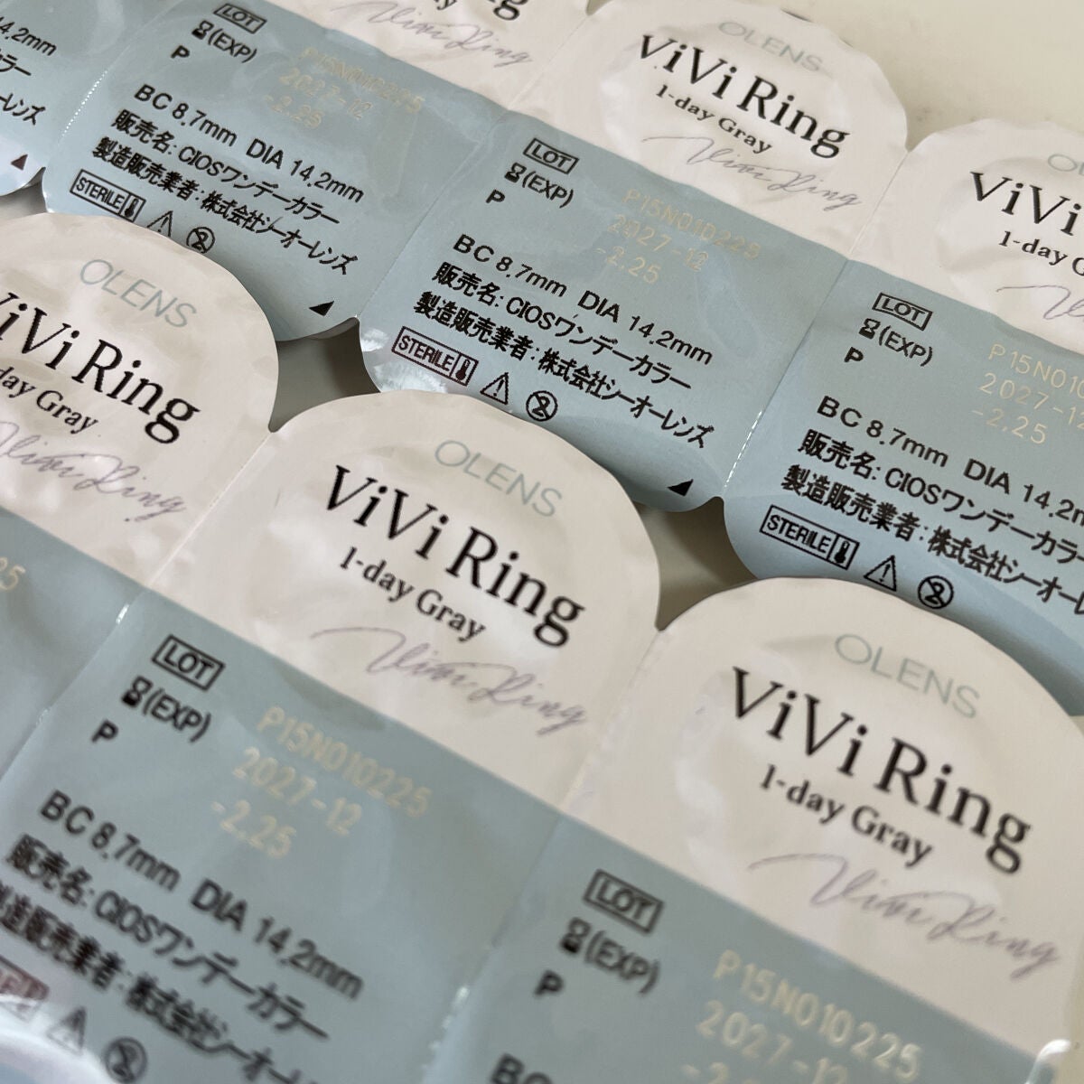 ViVi Ring 1day/OLENS/ワンデー(1DAY)カラコンを使ったクチコミ(2枚目)
