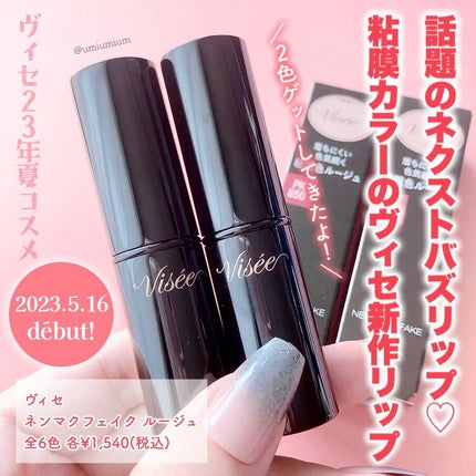 ネンマクフェイク ルージュ/Visée/口紅を使ったクチコミ(2枚目)