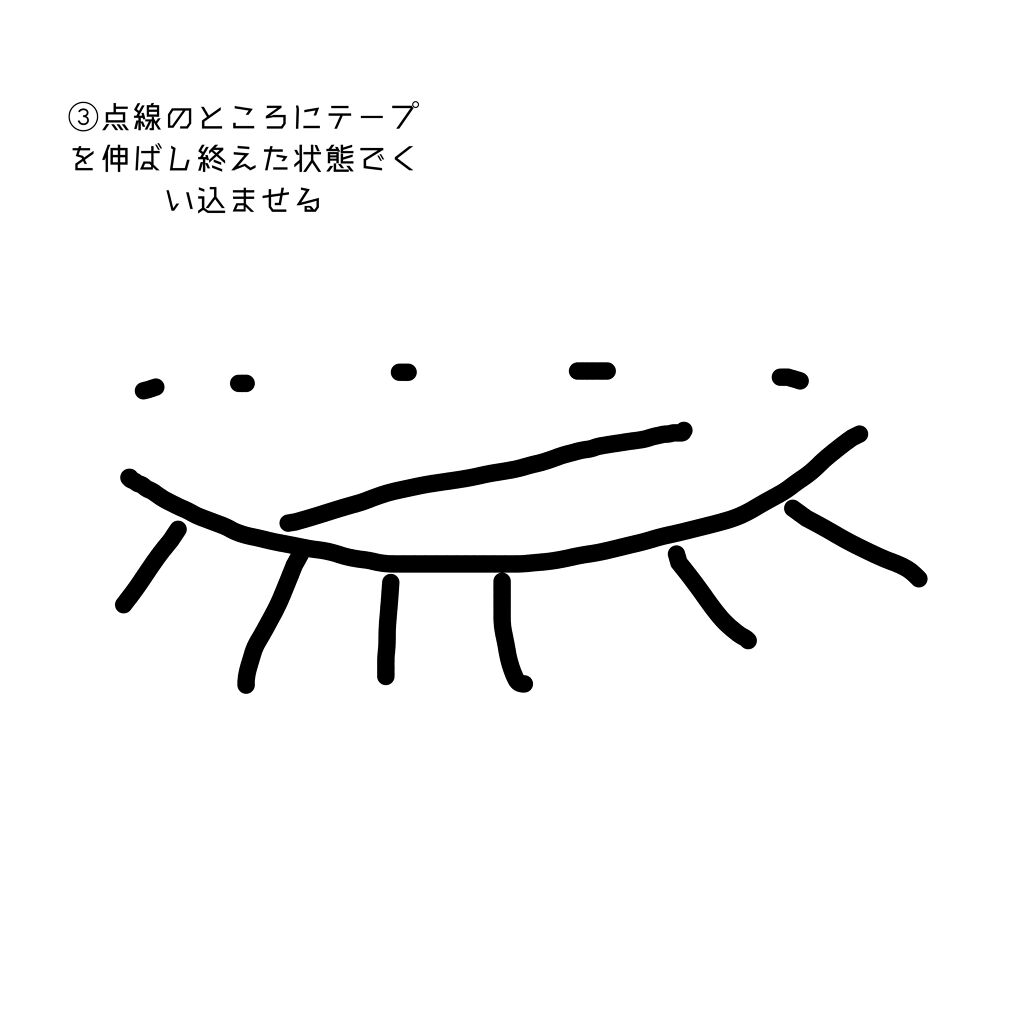 のびーるアイテープ（絆創膏タイプ、レギュラー）/DAISO/二重まぶた用アイテムを使ったクチコミ（2枚目）