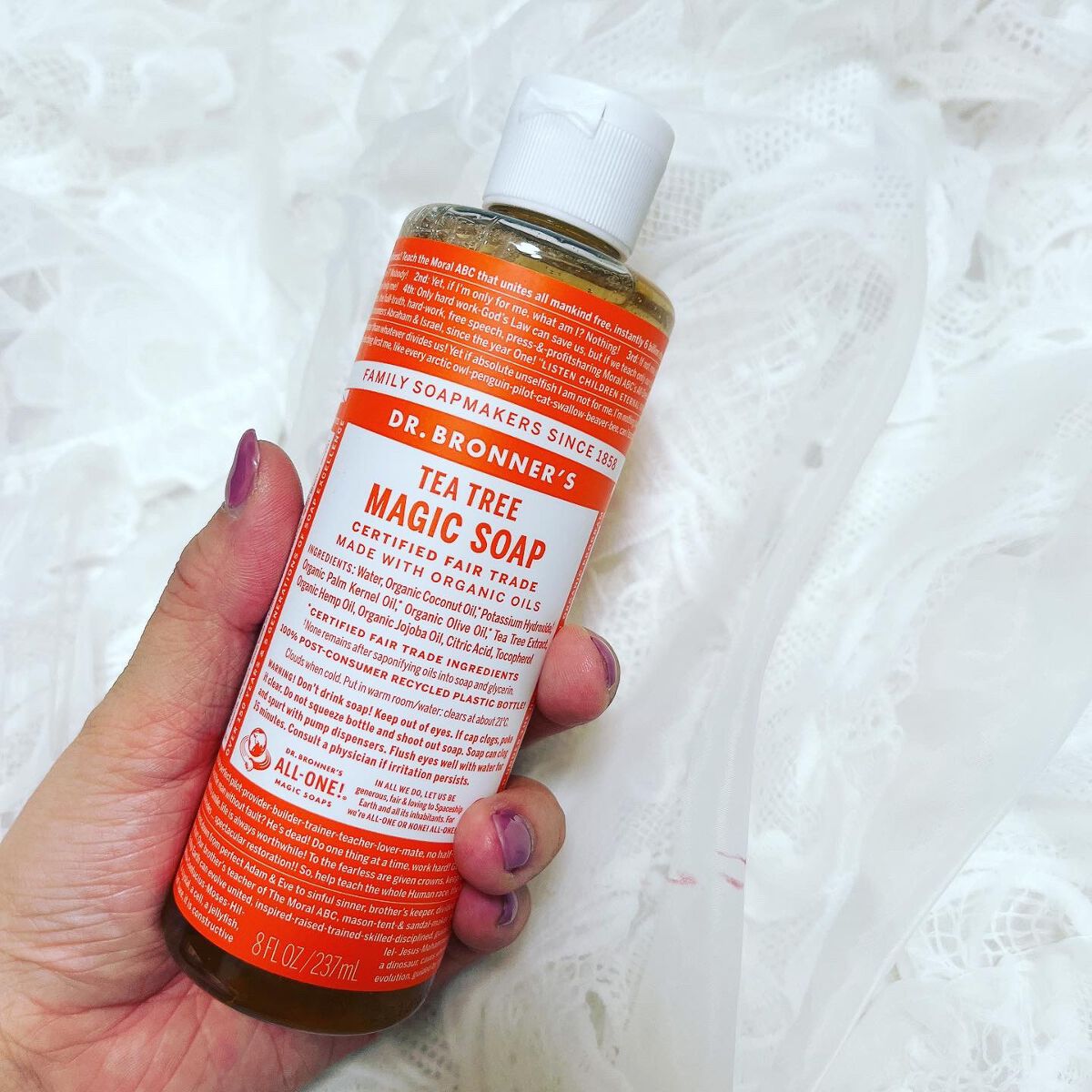 マジックソープ ティートゥリー/ドクターブロナー/ボディソープを使ったクチコミ（2枚目）