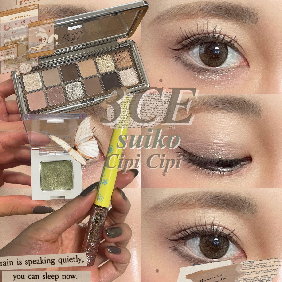 3CE ニューテイク アイシャドウパレット/3CE/アイシャドウパレットを使ったクチコミ（1枚目）