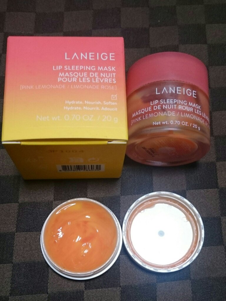 リップスリーピングマスク ピンクレモネード/LANEIGE/リップマスクを使ったクチコミ（1枚目）