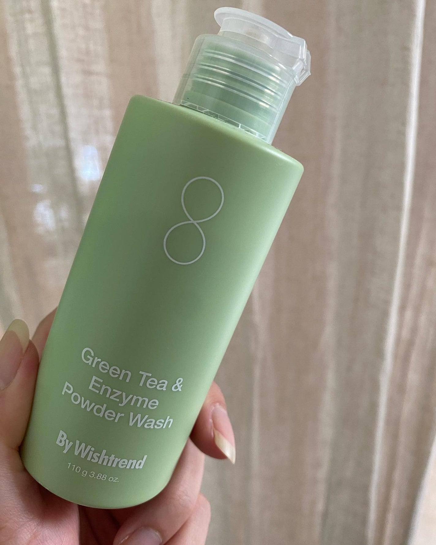 グリーンティー&エンザイムパウダーウォッシュ/By Wishtrend/洗顔パウダーを使ったクチコミ(1枚目)