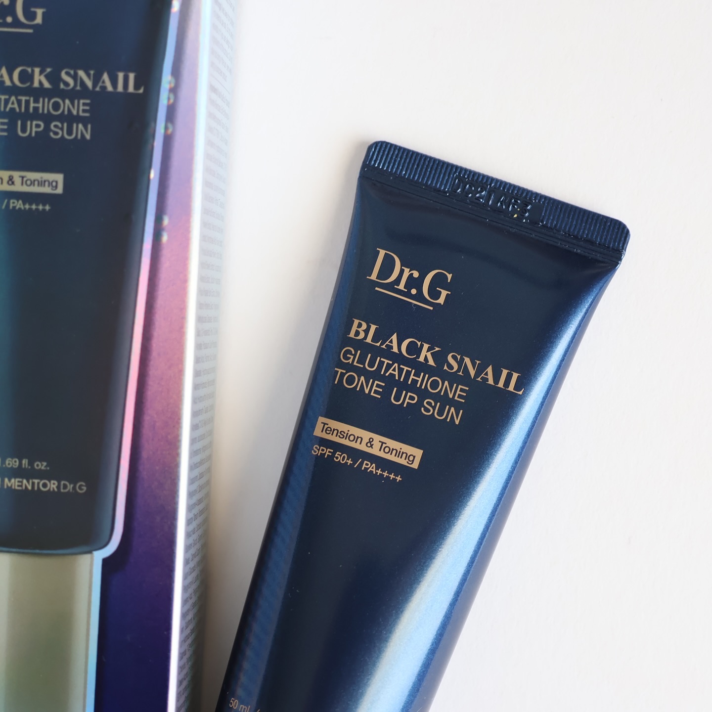 ブラックスネイルグルタチオントーンアップサン/Dr.G/日焼け止めクリームを使ったクチコミ（1枚目）