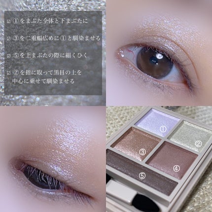 パノラマデザイン アイパレット/Visée/アイシャドウパレットを使ったクチコミ(8枚目)