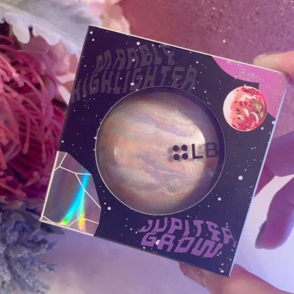 マーブルハイライター/LB/パウダーチークを使ったクチコミ(4枚目)