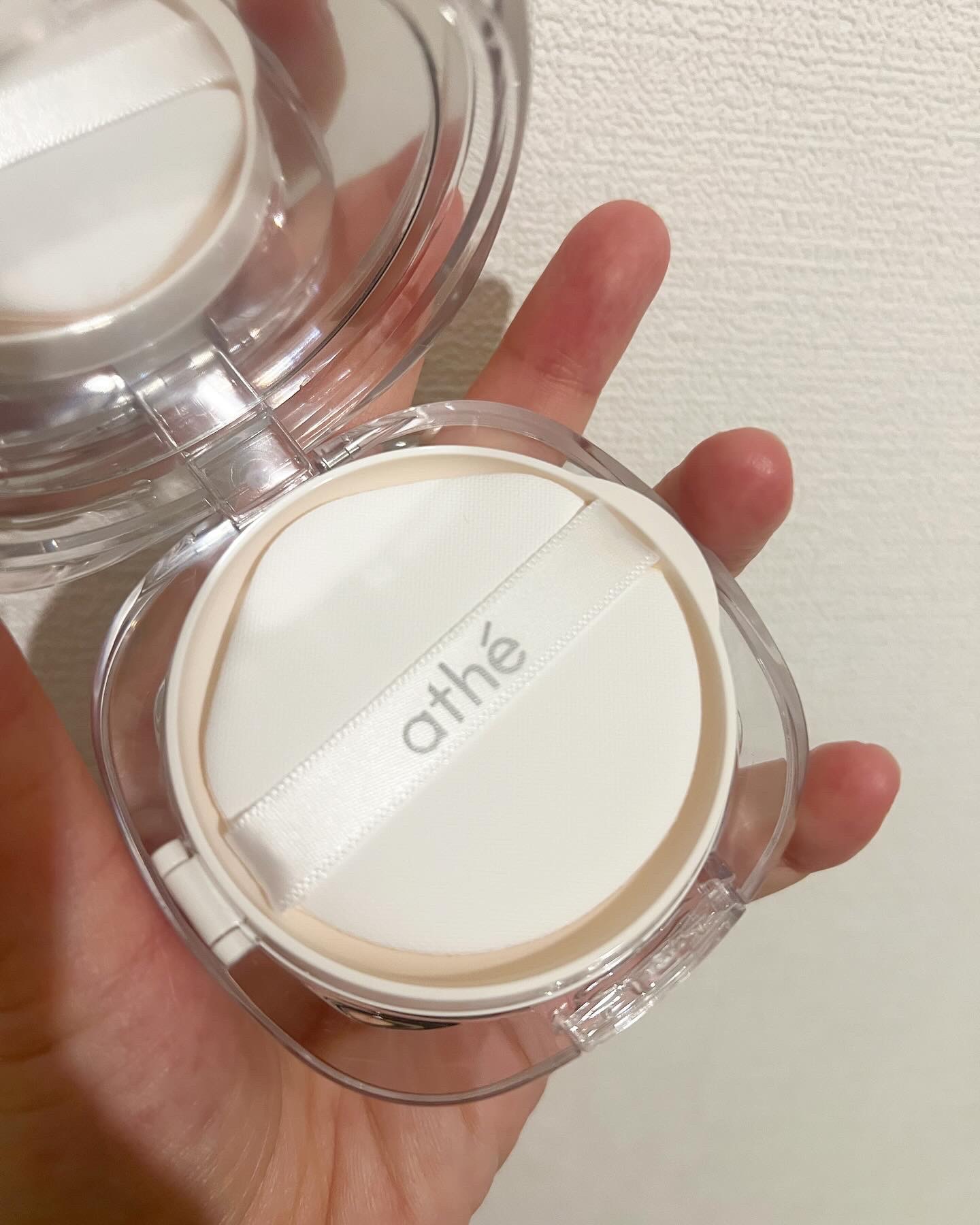 グレーズ ウォータリング クッション/athé/クッションファンデーションを使ったクチコミ（3枚目）