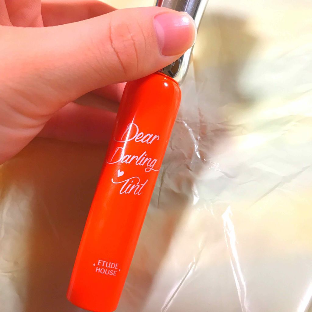 ディアダーリン オイルティント OR201 グレープフルーツ/ETUDE/リップグロスを使ったクチコミ（1枚目）
