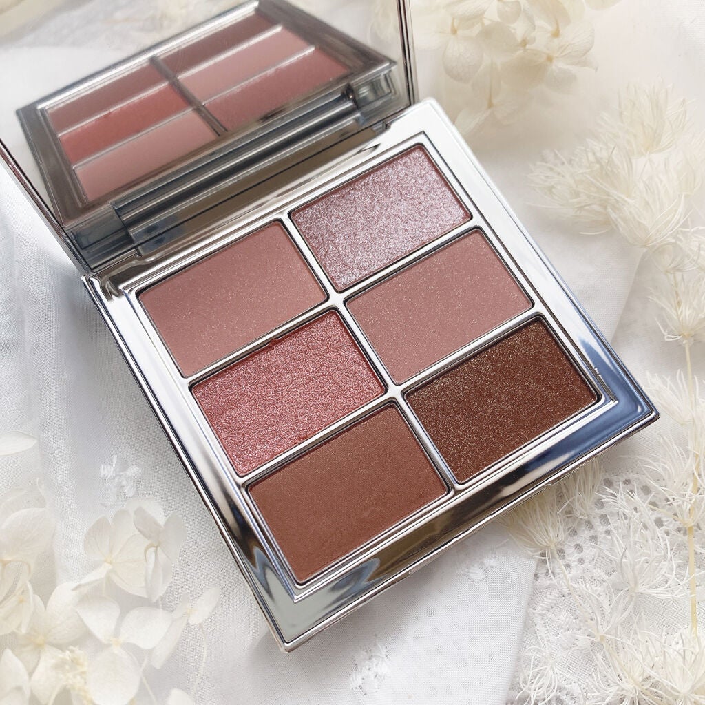 ムンユ on LIPS 「AMUSEから新しく出た新作アイシャドウパレットはキラキラシア..」(4枚目)