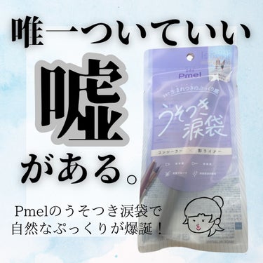 \化粧は嘘だらけ/

涙袋皆無な私でも自然に盛れた✨

【Pmel】
パーフェクトアイバッグペンシル
ベージュ
¥1,540

涙袋の部分は皮膚が薄く、他ブランドの
ペンシルコンシーラーを使うと
悪い意