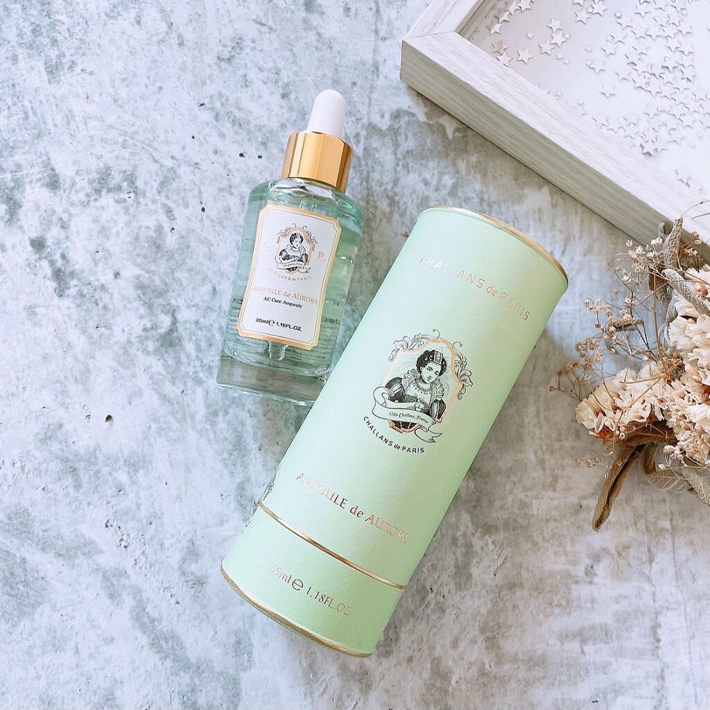 CHALLANS de PARIS アンプル ド オーロラのクチコミ「
CHALLANSde PARIS
アンプルド オーロラ35ml


肌の赤みやダメーシ.....」（1枚目）