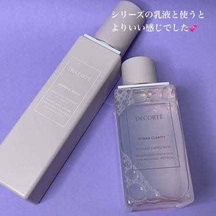 イドラクラリティ 薬用 トリートメント エッセンス ウォーター/DECORTÉ/化粧水を使ったクチコミ(4枚目)