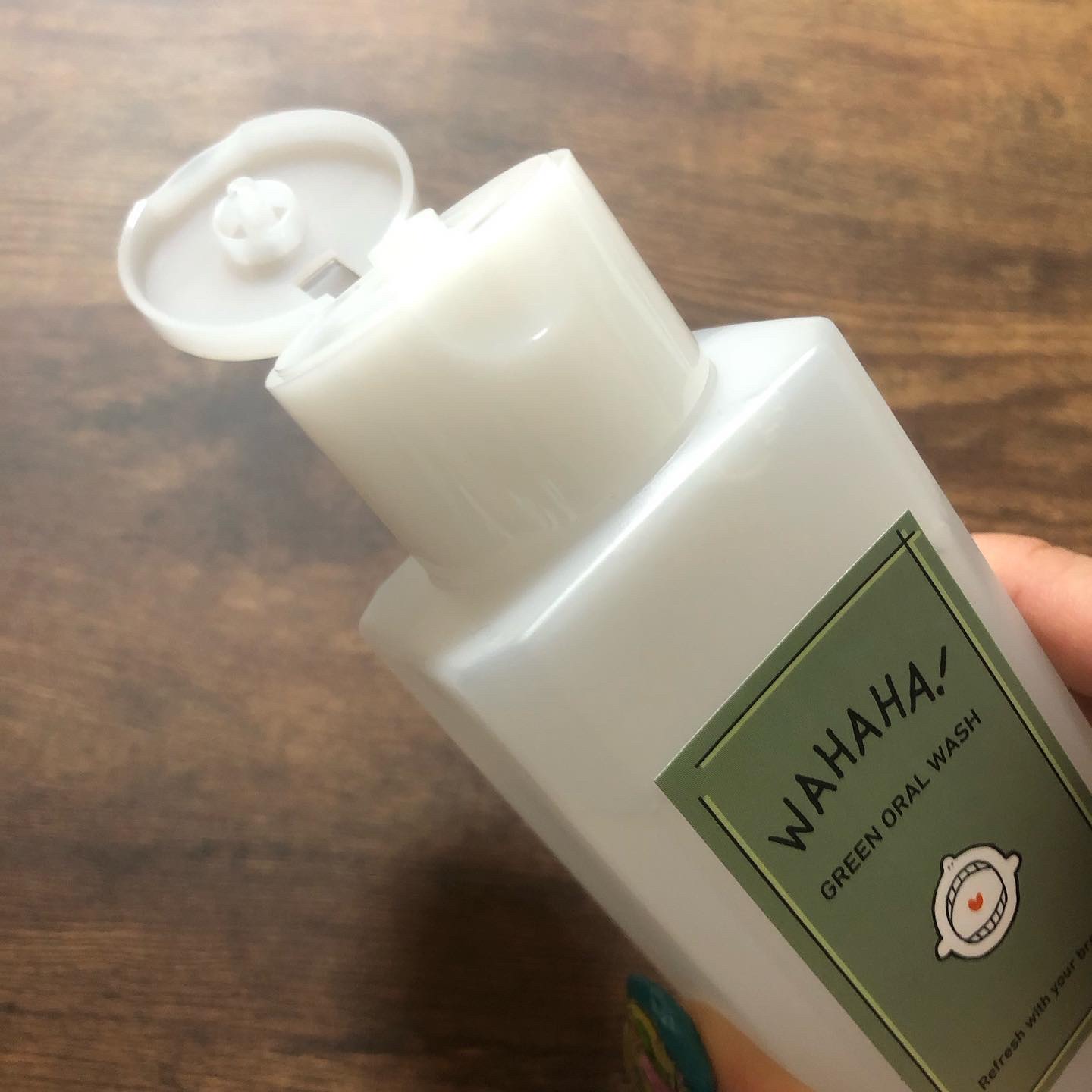 WAHAHA グリーンオーラルウォッシュ/nijiCREATION/マウスウォッシュ・スプレーを使ったクチコミ（2枚目）