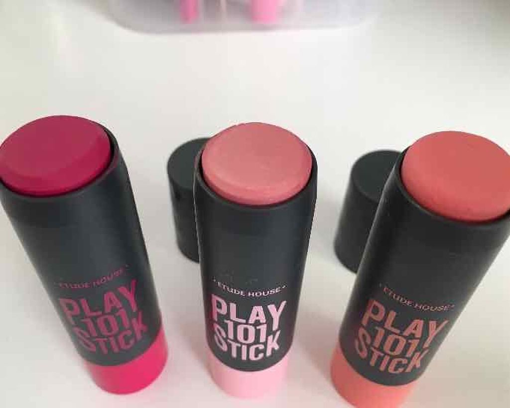 プレイ101スティック/ETUDE/ジェル・クリームチークを使ったクチコミ（3枚目）