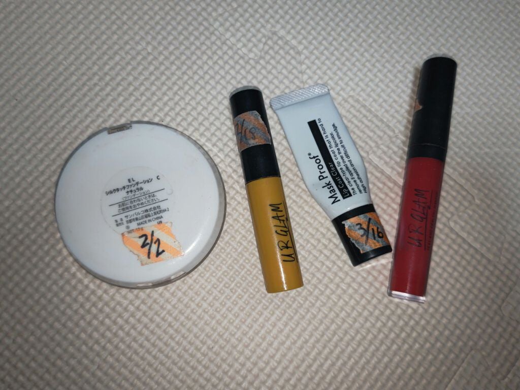 エルファー シルクタッチファンデーション/DAISO/パウダーファンデーションを使ったクチコミ(2枚目)