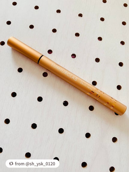 スキルレスライナー/LUMIURGLAS/リキッドアイライナーを使ったクチコミ(4枚目)