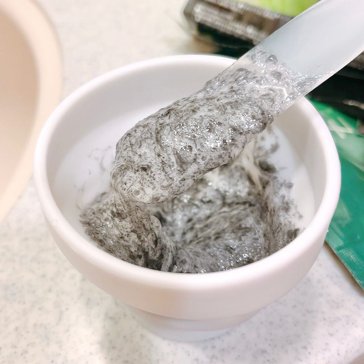 ニードル炭酸パック/NNE/洗い流すパック・マスクを使ったクチコミ（3枚目）