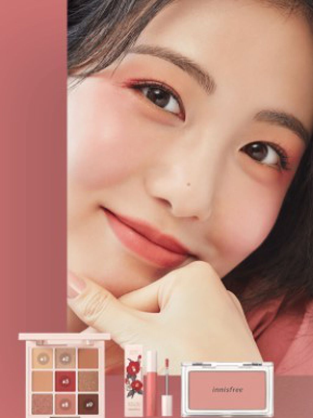 カメリア アイパレット/innisfree/アイシャドウパレットを使ったクチコミ（2枚目）