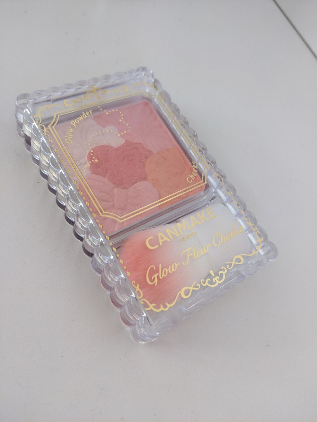 グロウフルールチークス/キャンメイク/パウダーチークを使ったクチコミ（1枚目）