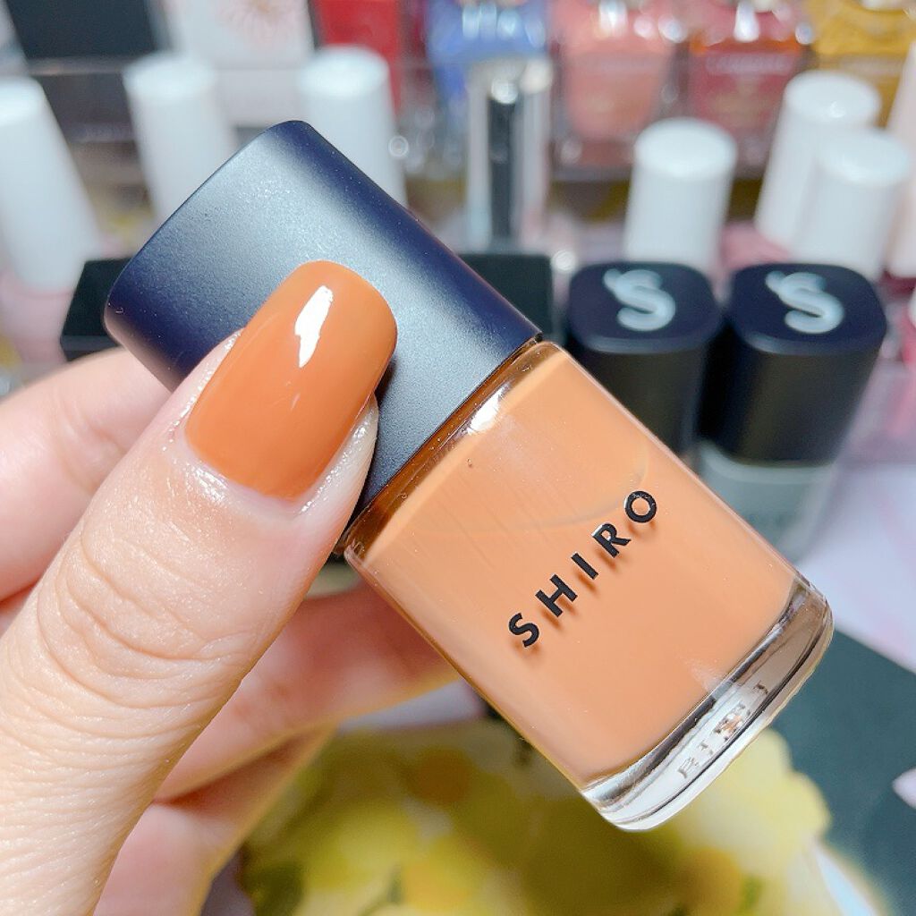 亜麻ネイル 1I04 キャメル/SHIRO/マニキュアを使ったクチコミ（2枚目）