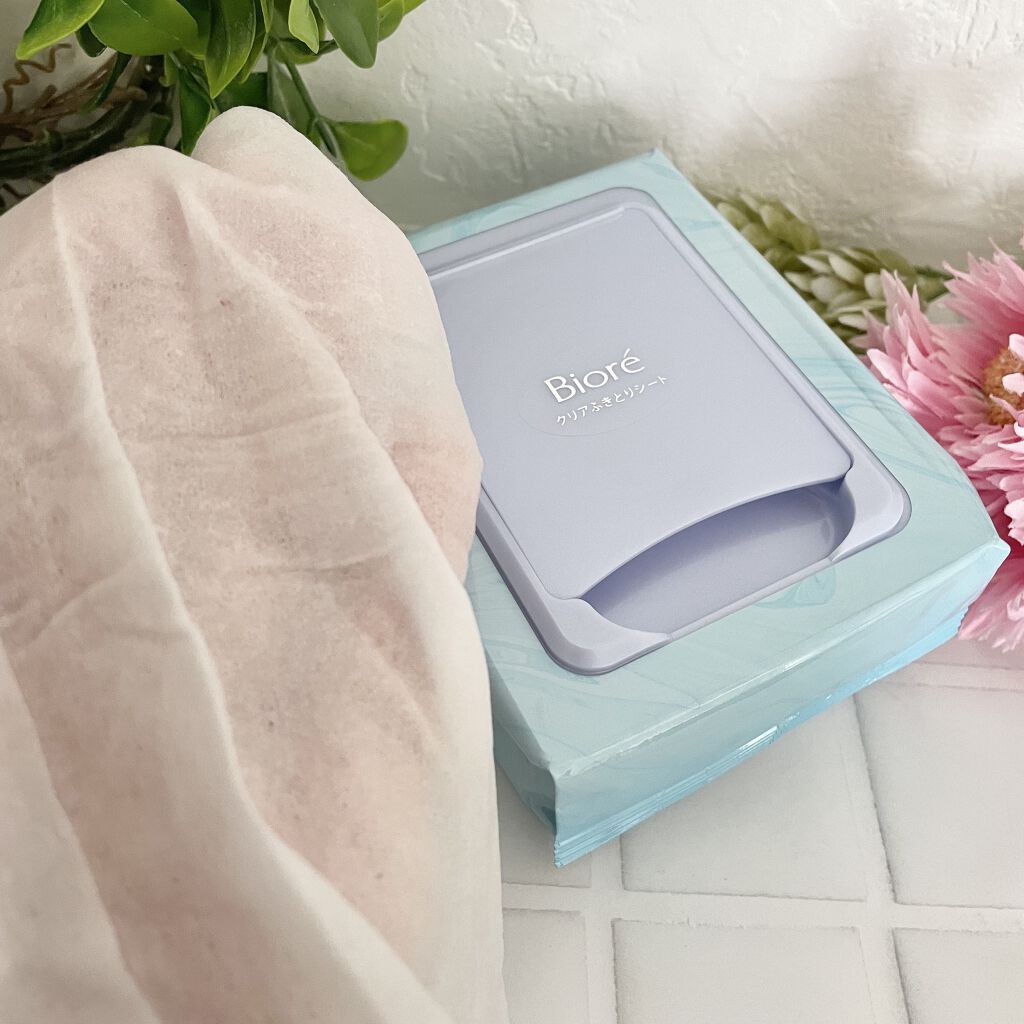 クリアふきとりシート/ビオレ/クレンジングシートを使ったクチコミ（2枚目）