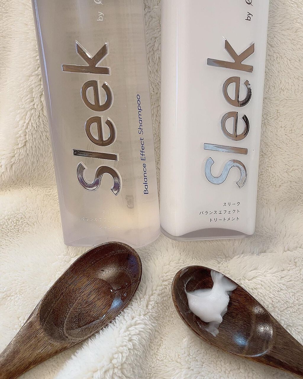 バランスエフェクトシャンプー／トリートメント/スリーク by サラサロン/市販シャンプーを使ったクチコミ（2枚目）