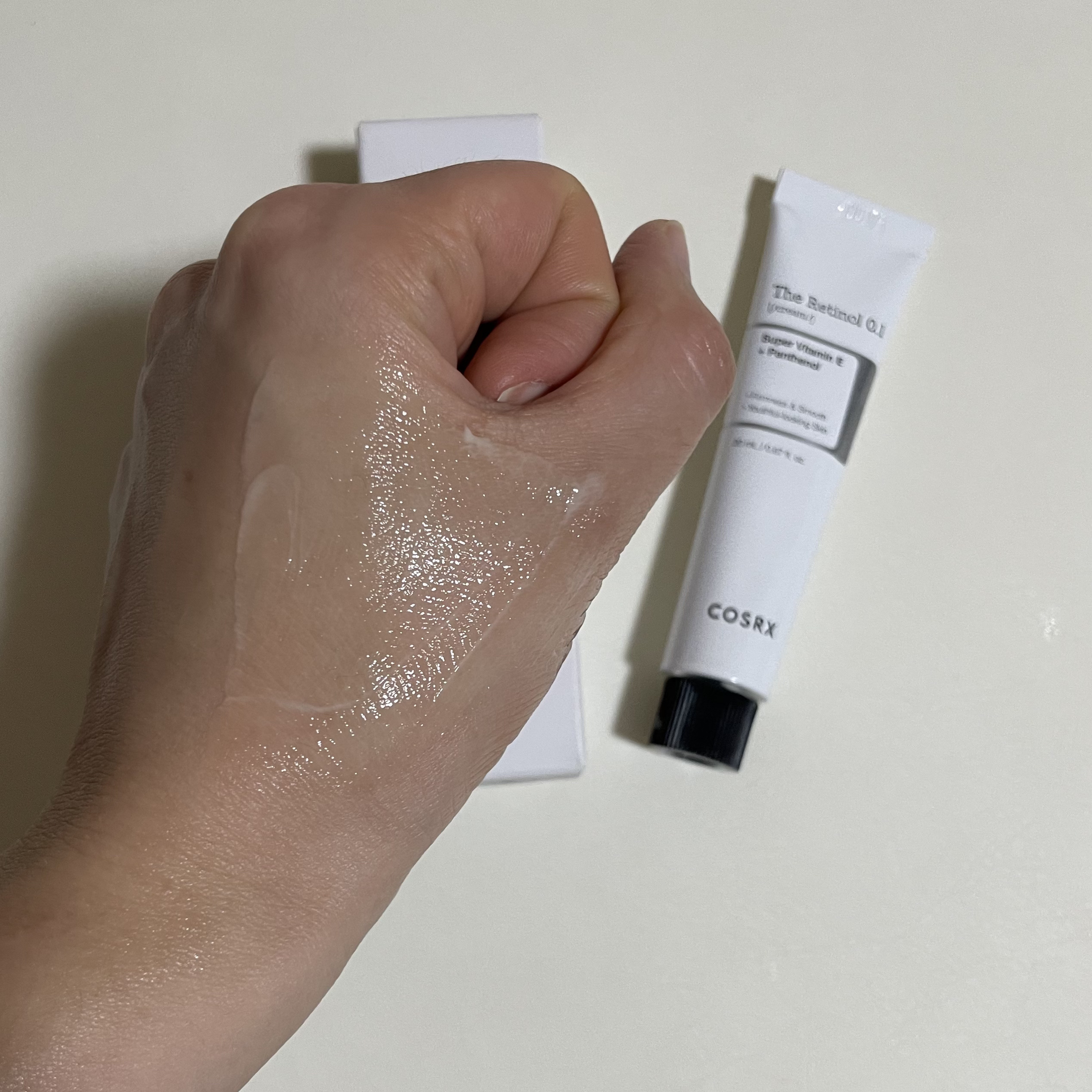 RXザ・レチノール0.1クリーム/COSRX/フェイスクリームを使ったクチコミ（3枚目）