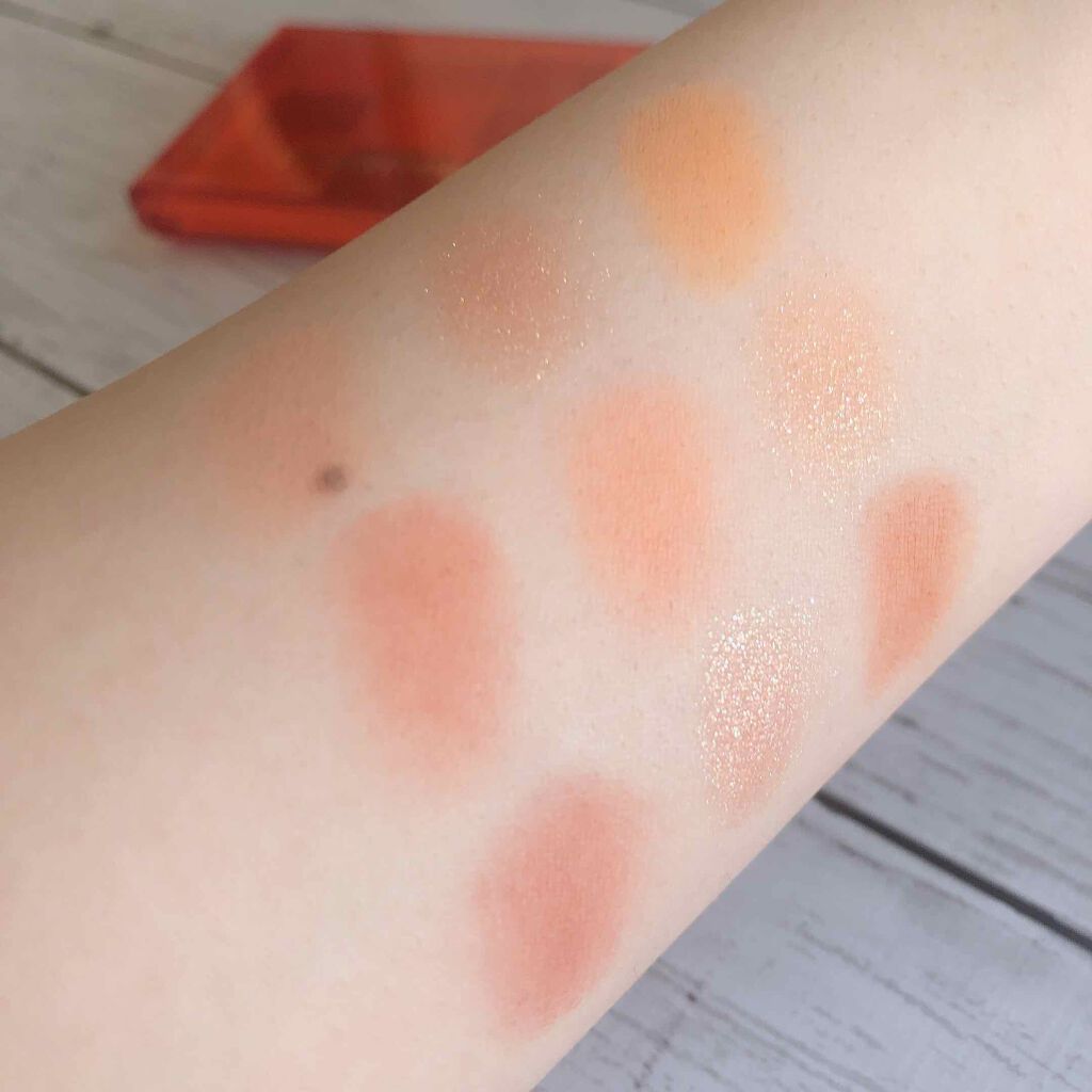 ジューシーオレンジパレット/innisfree/アイシャドウパレットを使ったクチコミ(3枚目)