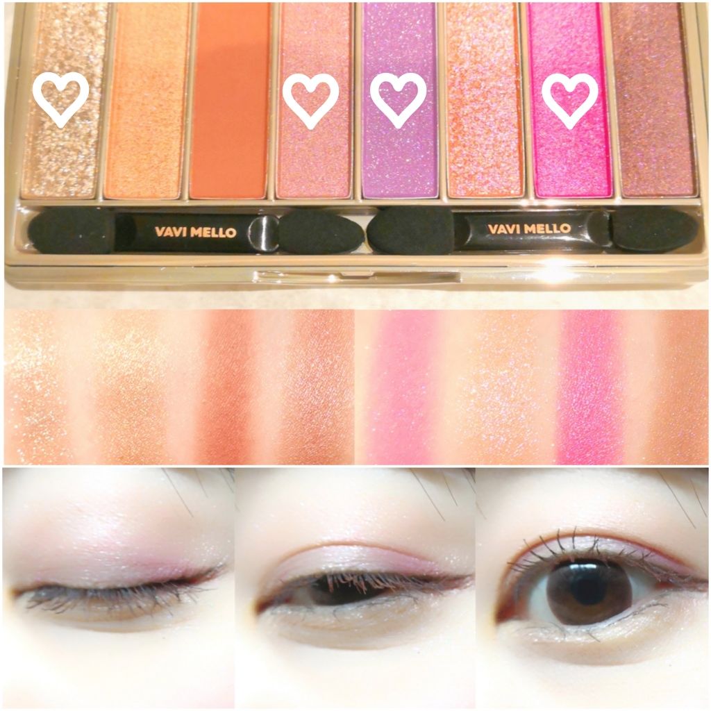 ファーストコレクションアイズ/VAVI MELLO/アイシャドウパレットを使ったクチコミ(2枚目)