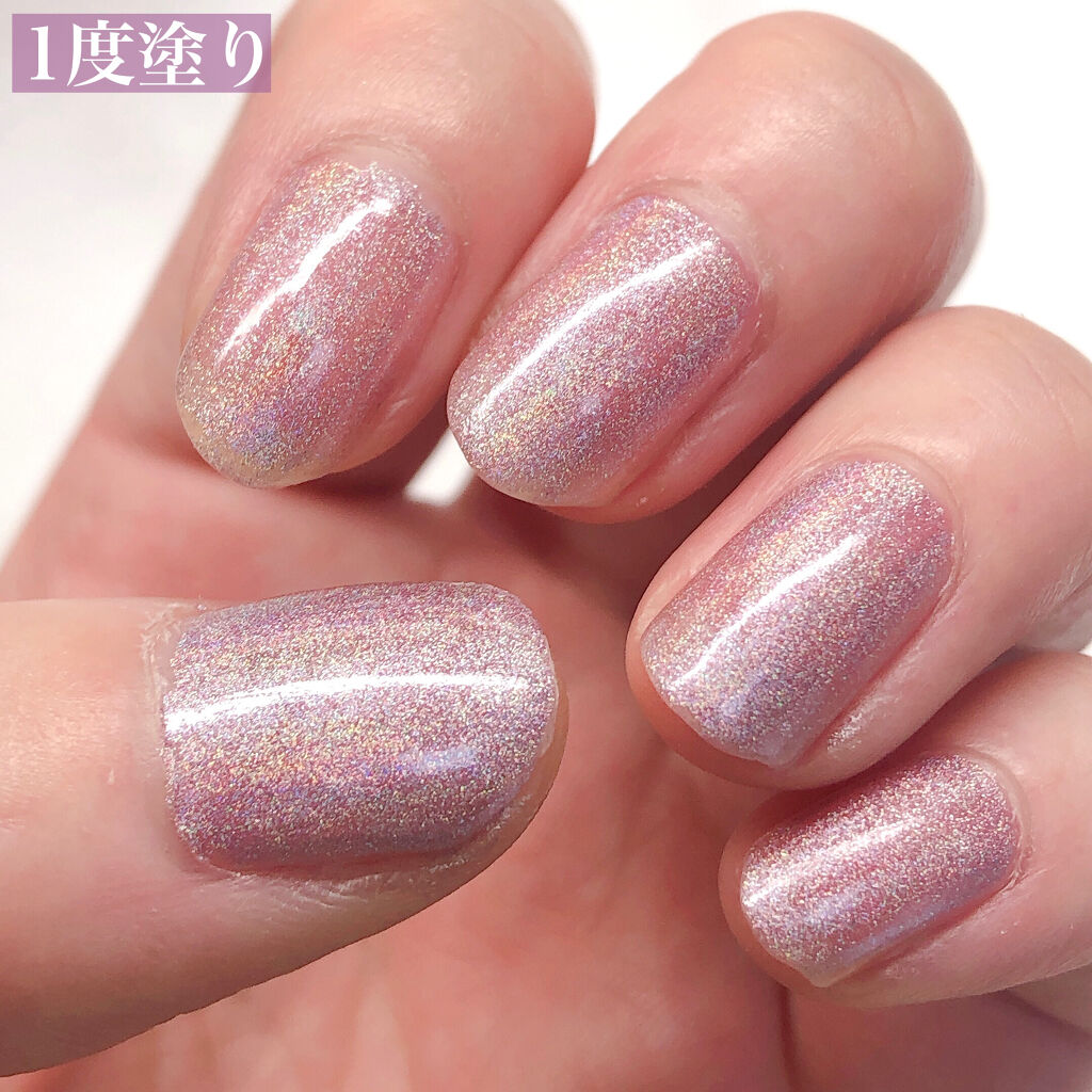 ネイルホリック リミテッドカラー Popping Sugar/ネイルホリック/マニキュアを使ったクチコミ（2枚目）