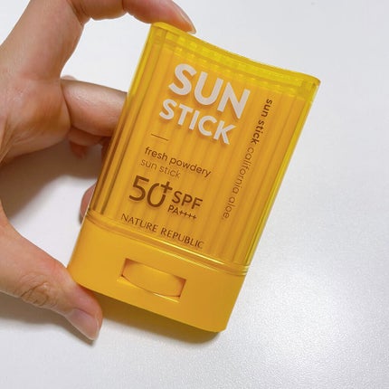 サラサラSUNデュオ サンスティック /ネイチャーリパブリック/日焼け止めスティックを使ったクチコミ(2枚目)
