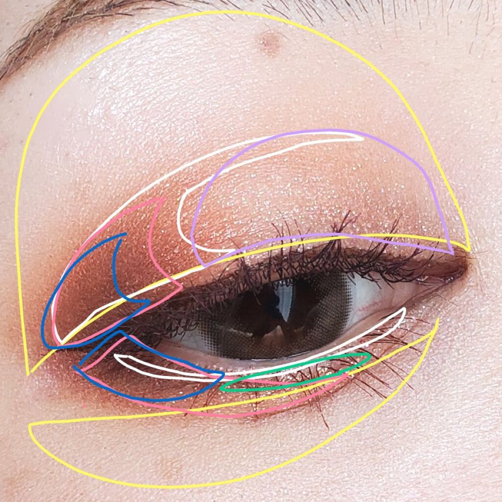 THE アイパレR/b idol/アイシャドウパレットを使ったクチコミ（3枚目）