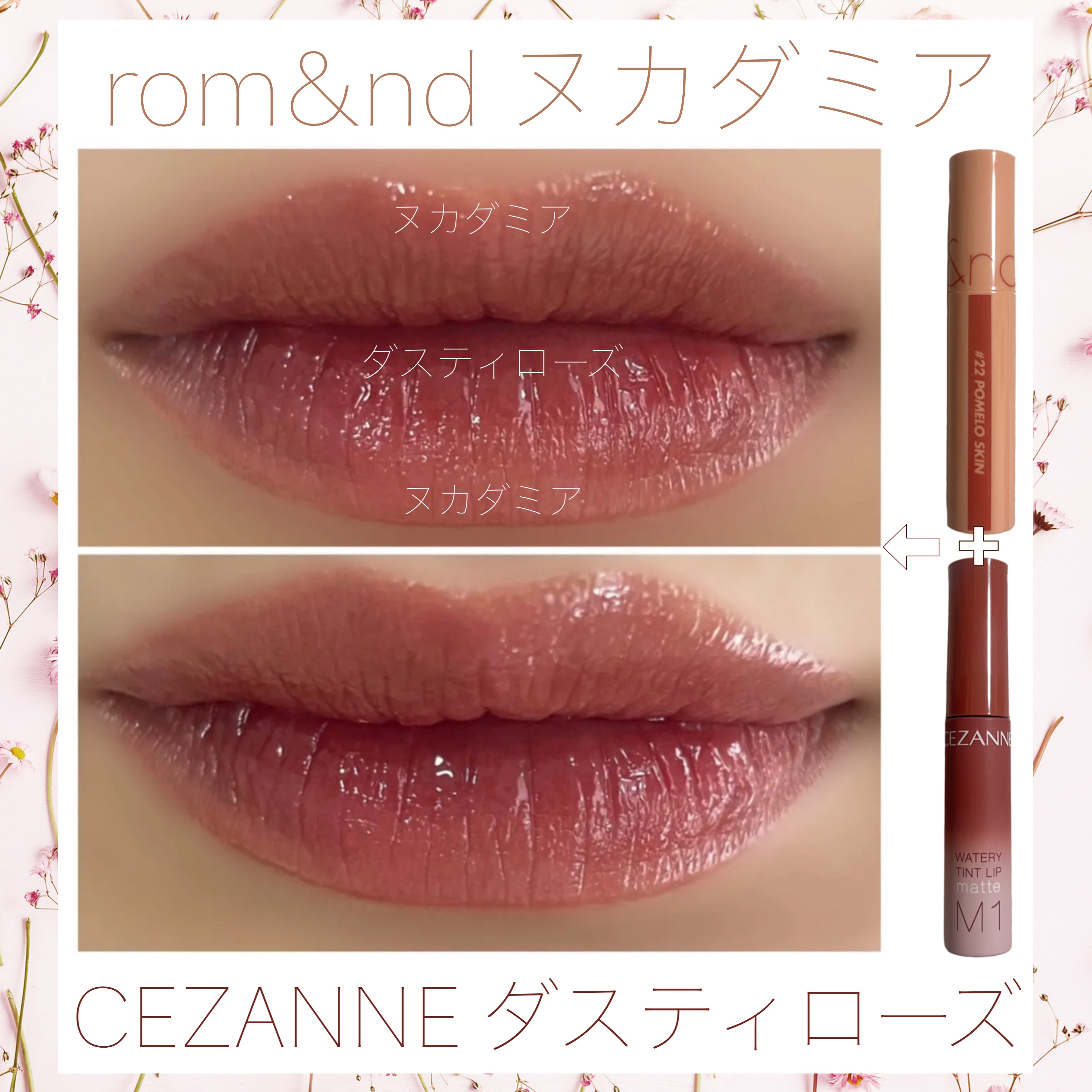 ジューシーラスティングティント/rom&nd/リップティントを使ったクチコミ（1枚目）