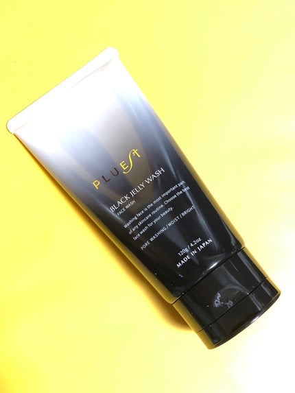 BLACK JELLY WASH(ブラックジェリーウォッシュ)/PLUEST/その他洗顔料を使ったクチコミ(1枚目)