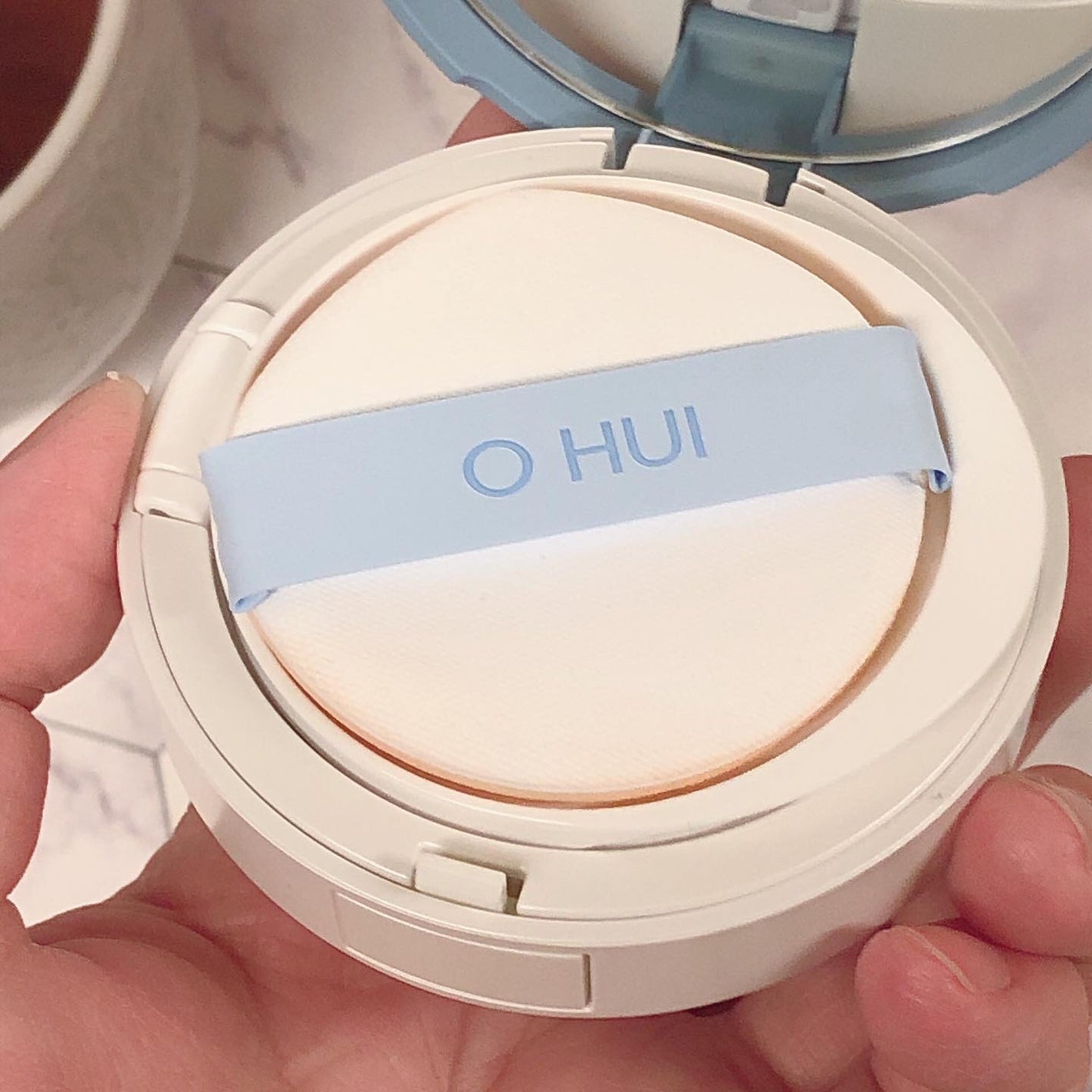 アルティメットフィット トーンアップデニムクッション/OHUI/クッションファンデーションを使ったクチコミ(3枚目)