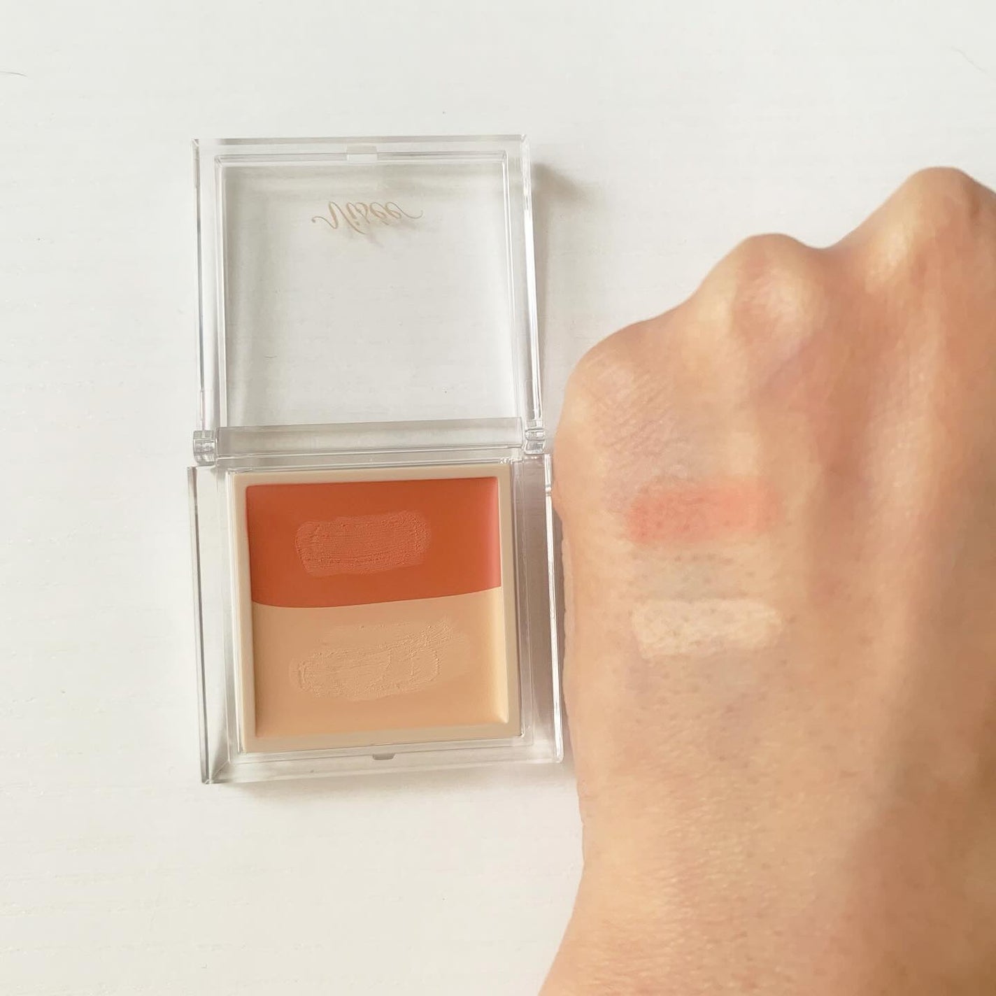 カラーデュオ トリック コンシーラー/Visée/パレットコンシーラーを使ったクチコミ(2枚目)