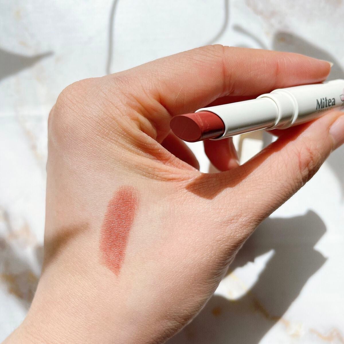 セラムオイルリップスティック /ミティア オーガニック/口紅を使ったクチコミ(10枚目)