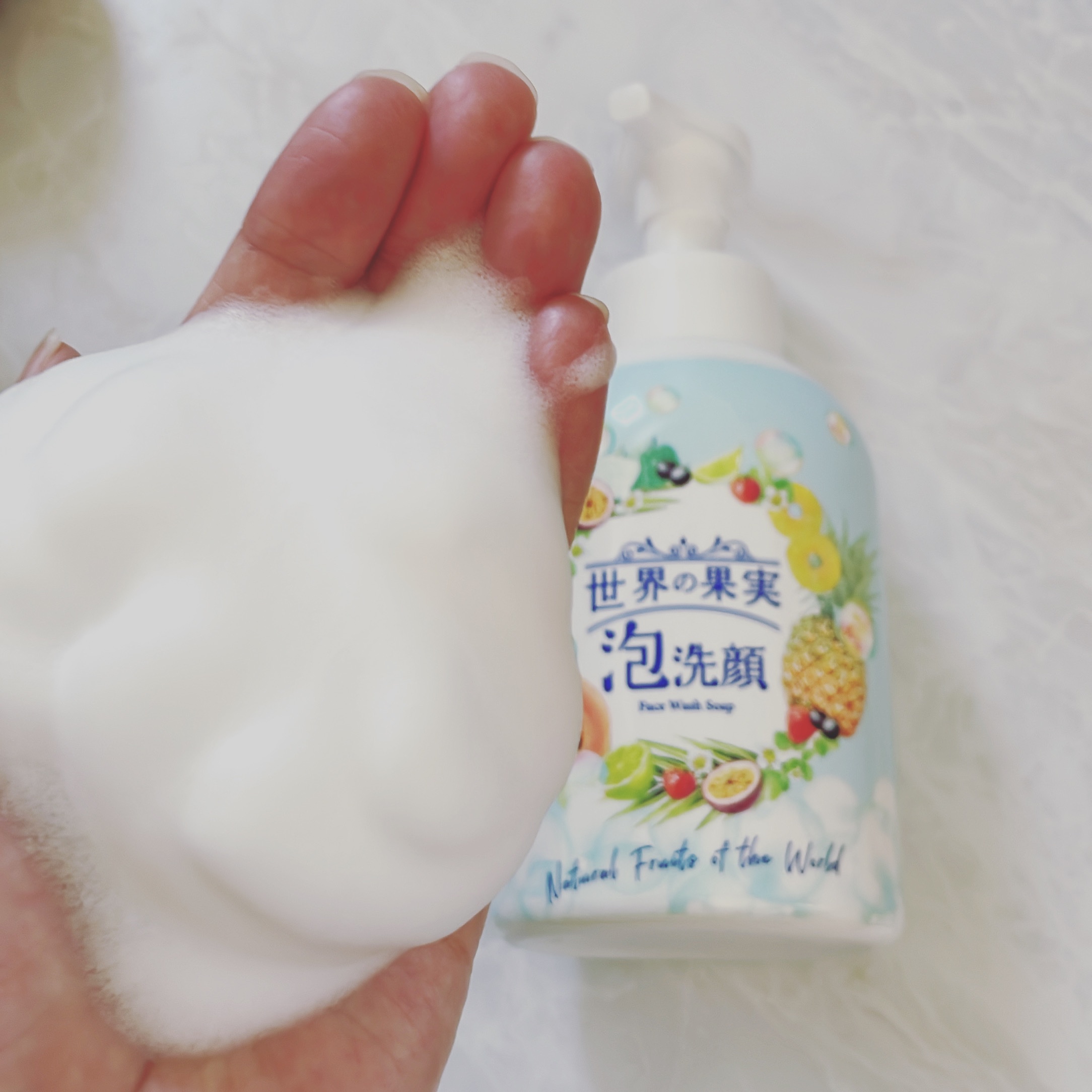 世界の果実 すっきり泡洗顔/世界の果実/泡洗顔を使ったクチコミ（3枚目）
