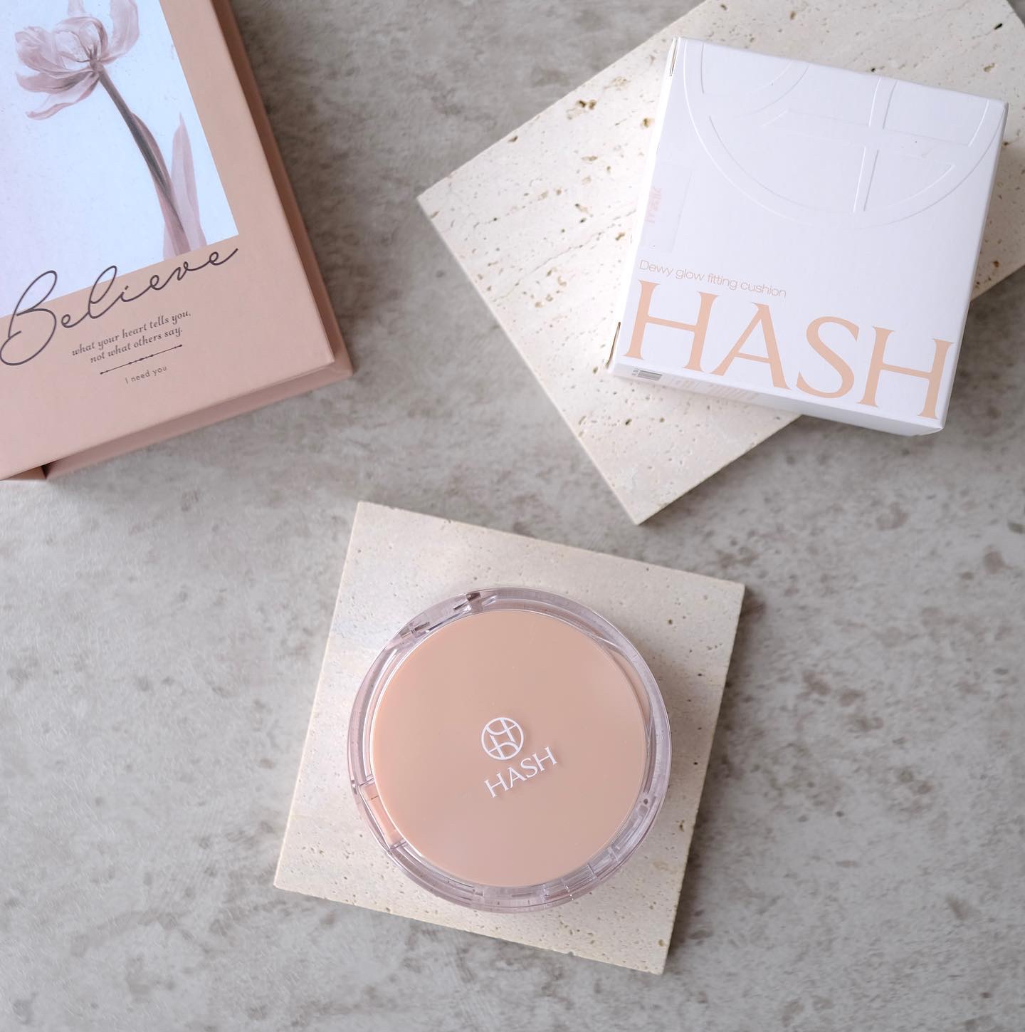 デューイーグロー フィッティング クッション/HASH/クッションファンデーションを使ったクチコミ（1枚目）