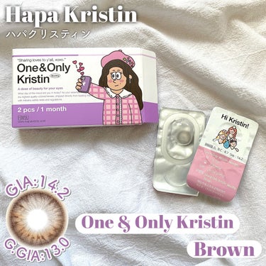 One & Only Kristin/Hapa kristin/カラーコンタクトレンズを使ったクチコミ（2枚目）