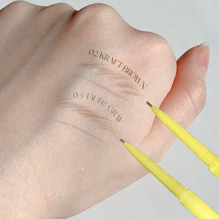 シェイパーディファイニングアイブロウペンシル/unleashia/アイブロウペンシルを使ったクチコミ(3枚目)