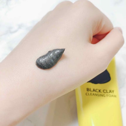 ブラッククレイクレンジングフォーム/BARULAB/洗顔フォームを使ったクチコミ(4枚目)