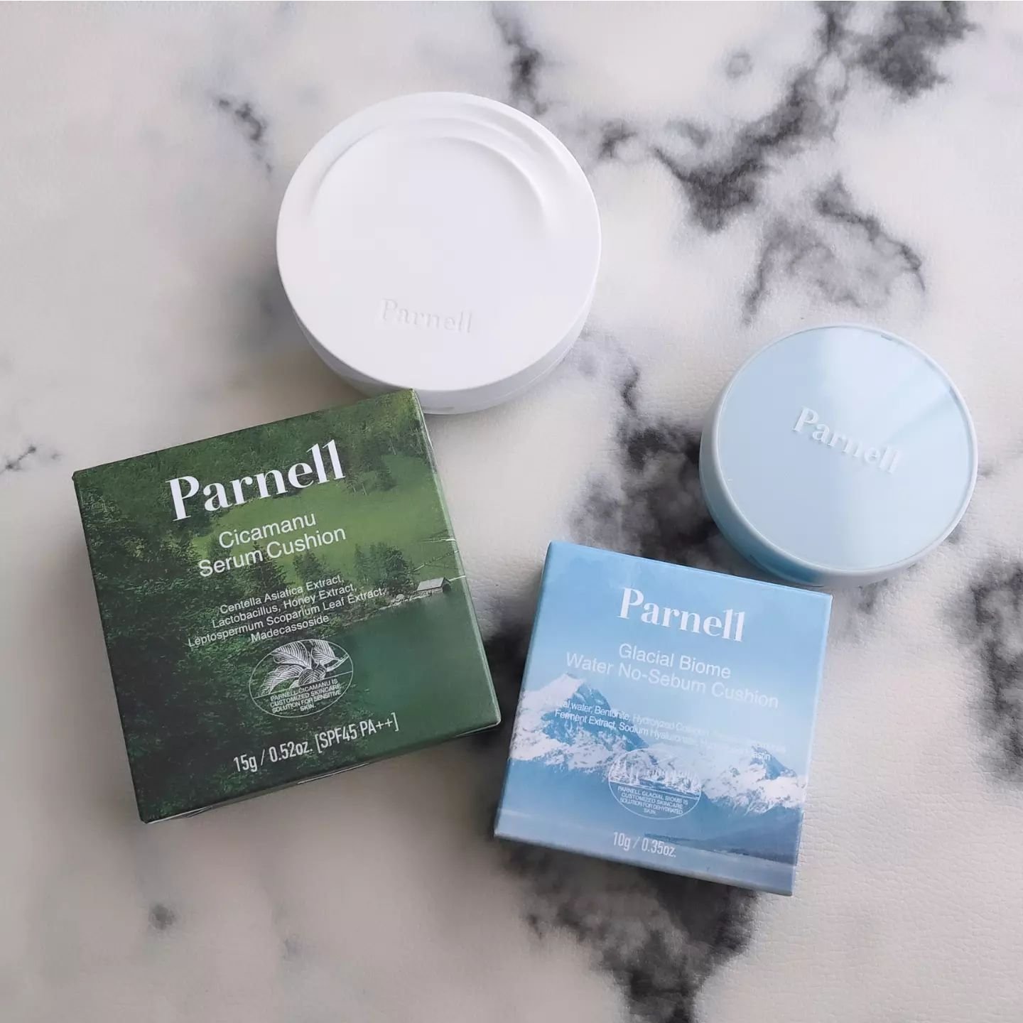 グラシアル　バイオーム　ウォーター　ノーセバム　クッション/parnell/クッションファンデーションを使ったクチコミ（2枚目）