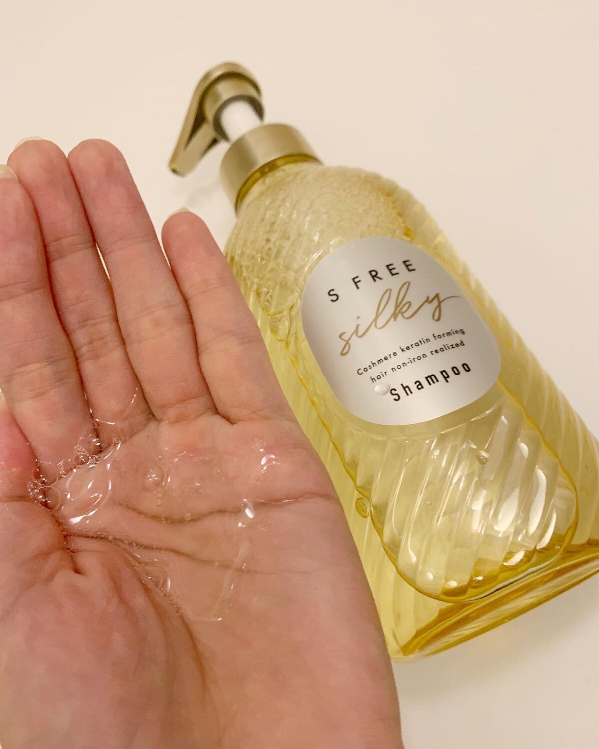 シャンプー シルキースムース／トリートメント シルキースムース /S FREE/市販シャンプーを使ったクチコミ（3枚目）