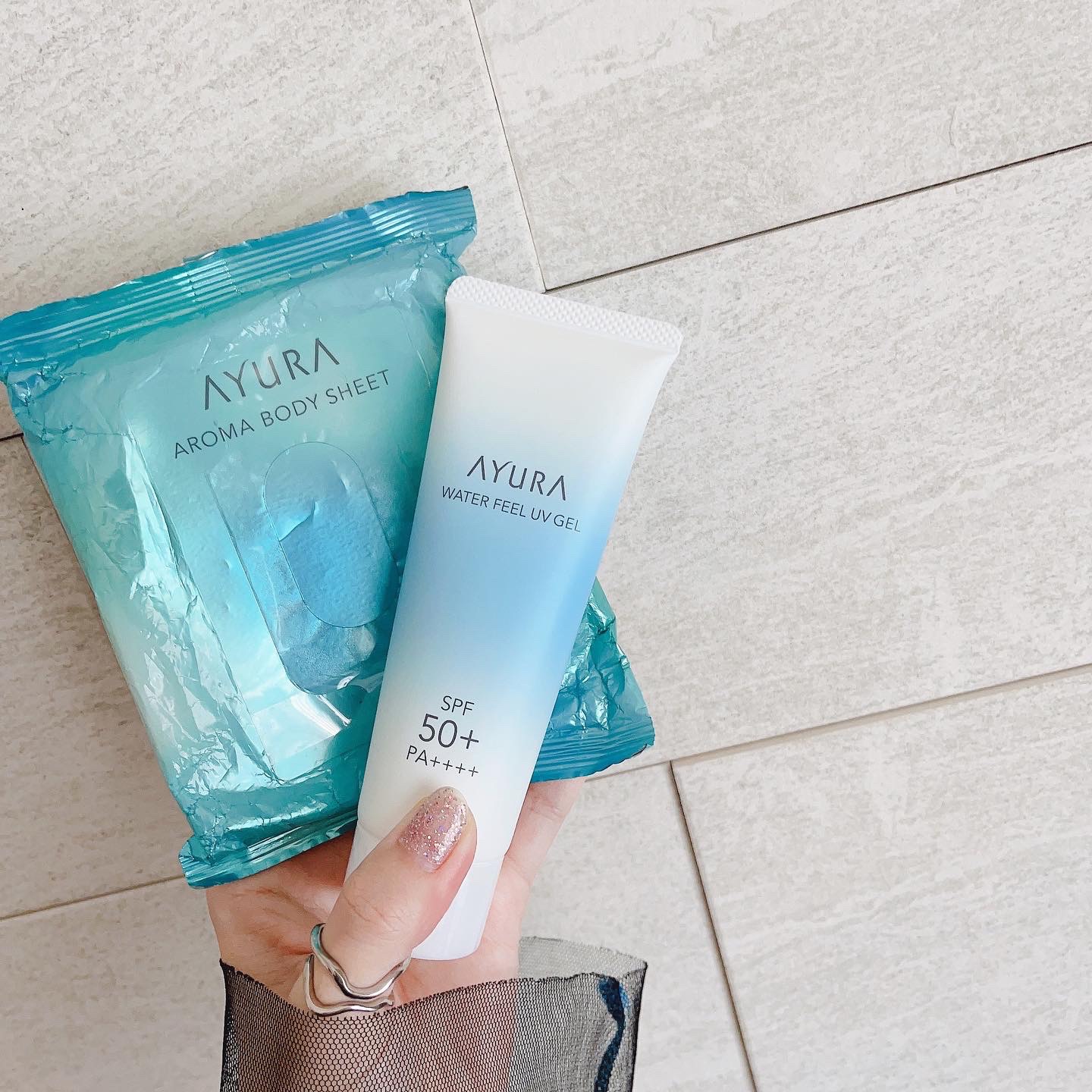 ウォーターフィールUVジェルα/AYURA/日焼け止めジェルを使ったクチコミ（1枚目）