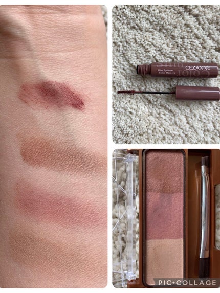 ノーズ&アイブロウパウダー/CEZANNE/パウダーアイブロウを使ったクチコミ(2枚目)