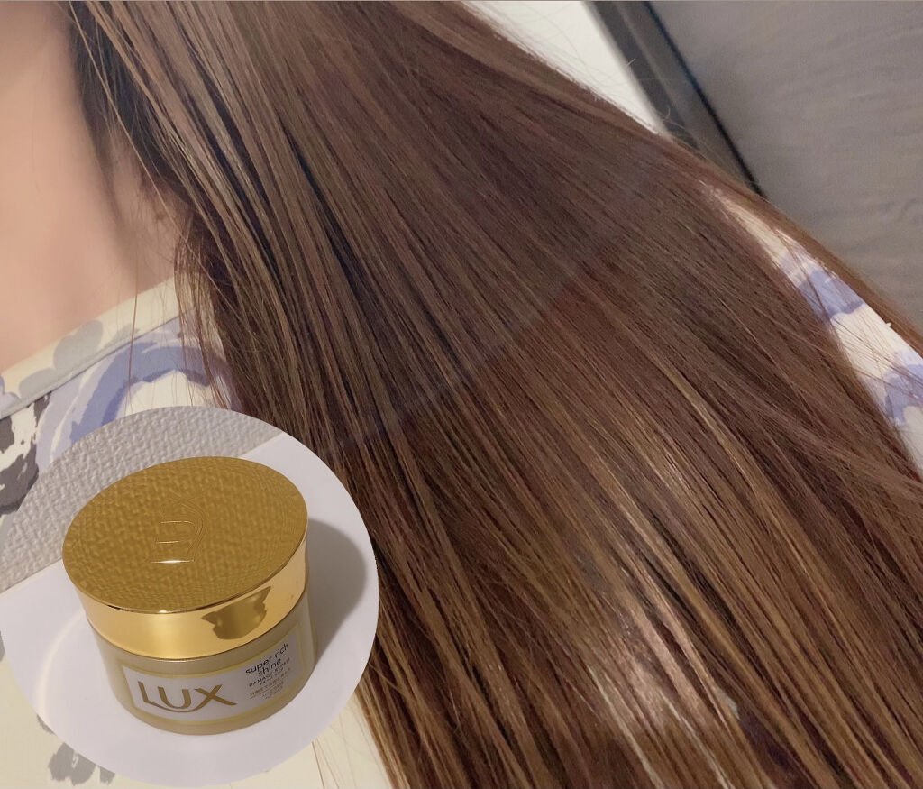 スーパーリッチシャイン ダメージリペア リッチ補修ヘアマスク/LUX/ヘアマスク・ヘアパックを使ったクチコミ（1枚目）