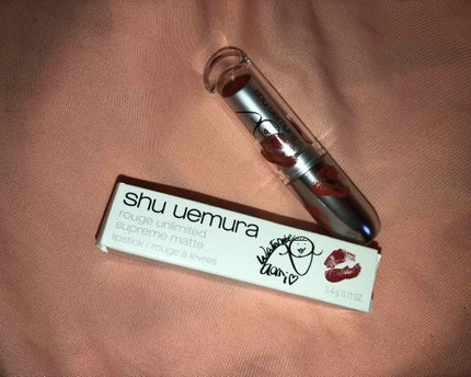 ルージュ アンリミテッド マット/shu uemura/口紅を使ったクチコミ(1枚目)