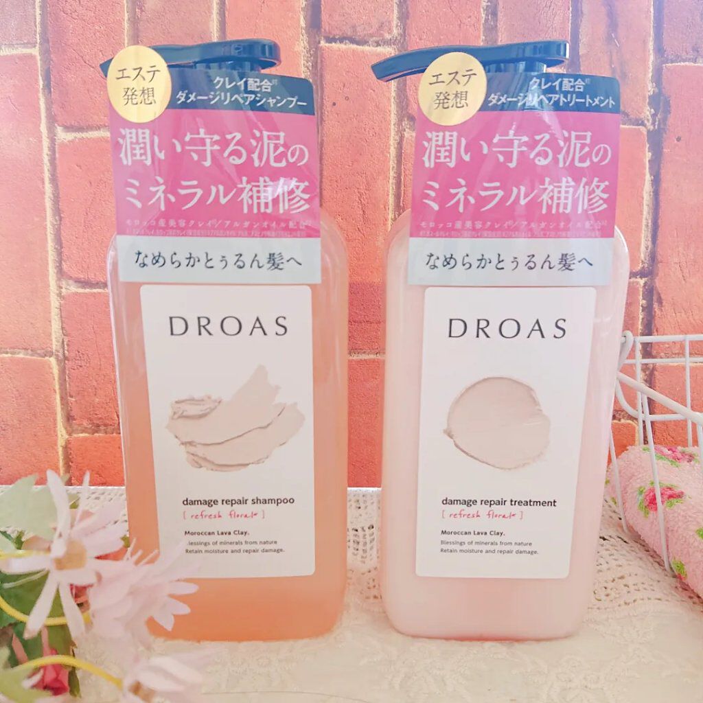 ダメージリペアシャンプー／トリートメント/DROAS/市販シャンプーを使ったクチコミ（1枚目）